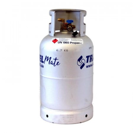 Rezervor GPL reincarcabil, din aluminiu cu multivalva si indicator umplere, 27/22l
