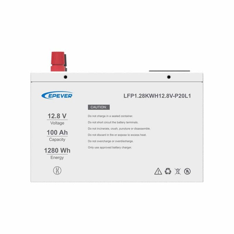 Acumulator litiu LIFEPO4, 12V / 100Ah, 1280Wh, IP20, Epever