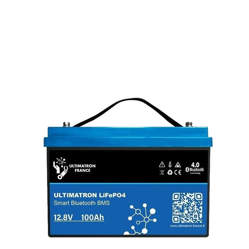 Acumulator litiu LiFePO4, BMS, Bluetooth, Ultimatron 12V-100Ah PRO