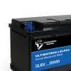 Acumulator litiu LiFePO4, BMS, Bluetooth, UNDERSEAT Ultimatron 12V-150Ah