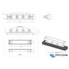 Busbar 150A 4P, capac ABS, Victron Energy VBB115040020