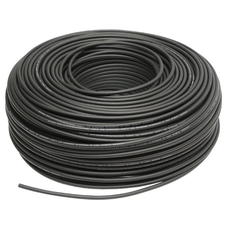 Cablu solar PV, cupru stanat, 1x6mm negru KBE