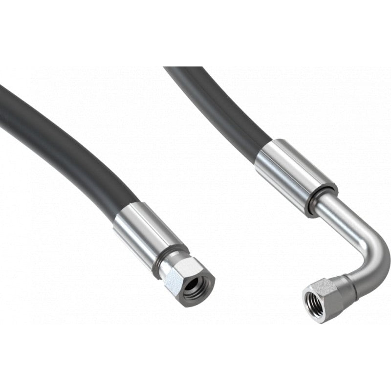 Furtun de alimentare butelie/rezervor GPL, 0.75m 90°, filet 3/4 dreapta, 67R-01, Campko