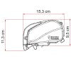 Marchiza de acoperis pentru camper/rulote/autorulote, 370cm, carcasa alba, Fiamma F80S