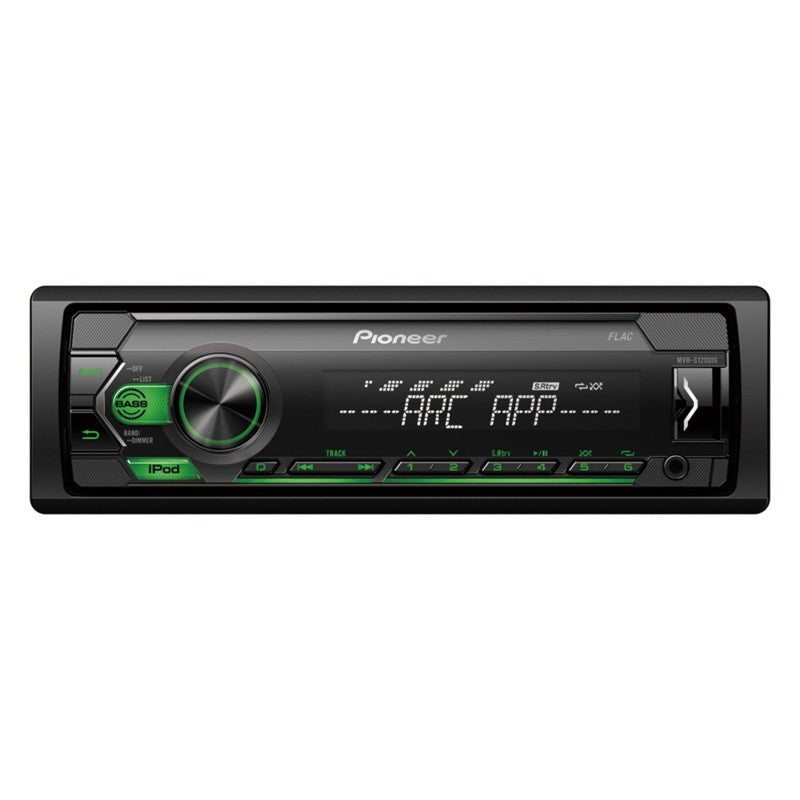 Player Radio auto 1-DIN cu MP3/USB, 4x50W, Pioneer MVH-S120UBG