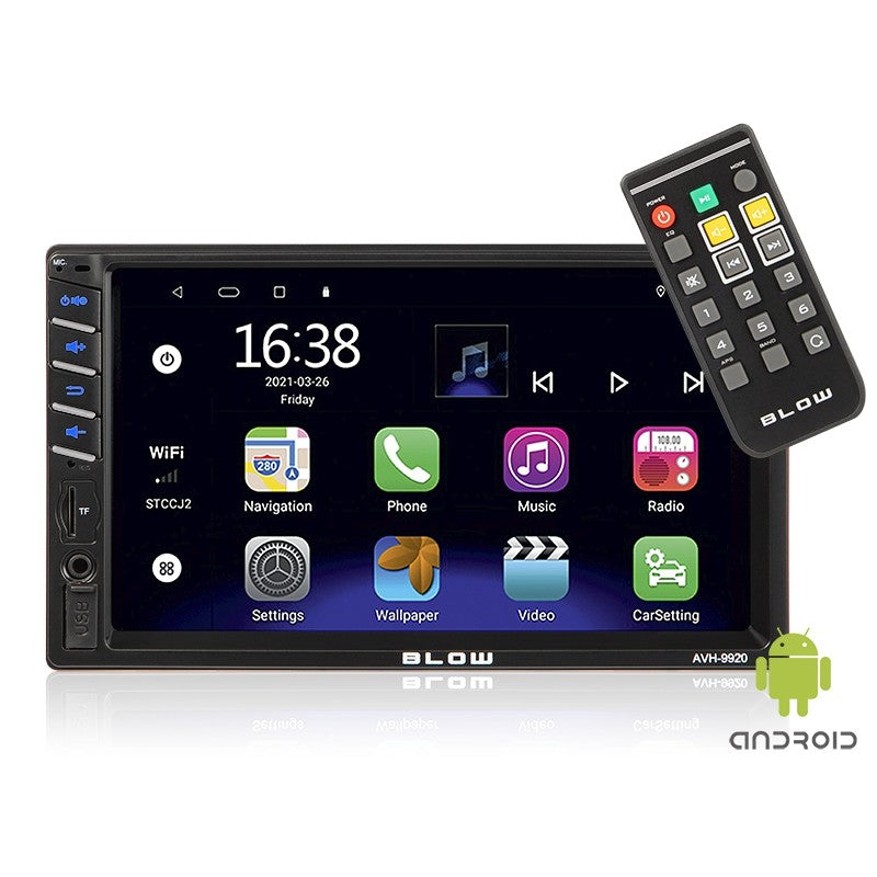 Radio 2DIN, 7", 4x50W, Bluetooth/GPS, Android, Blow AVH-9920