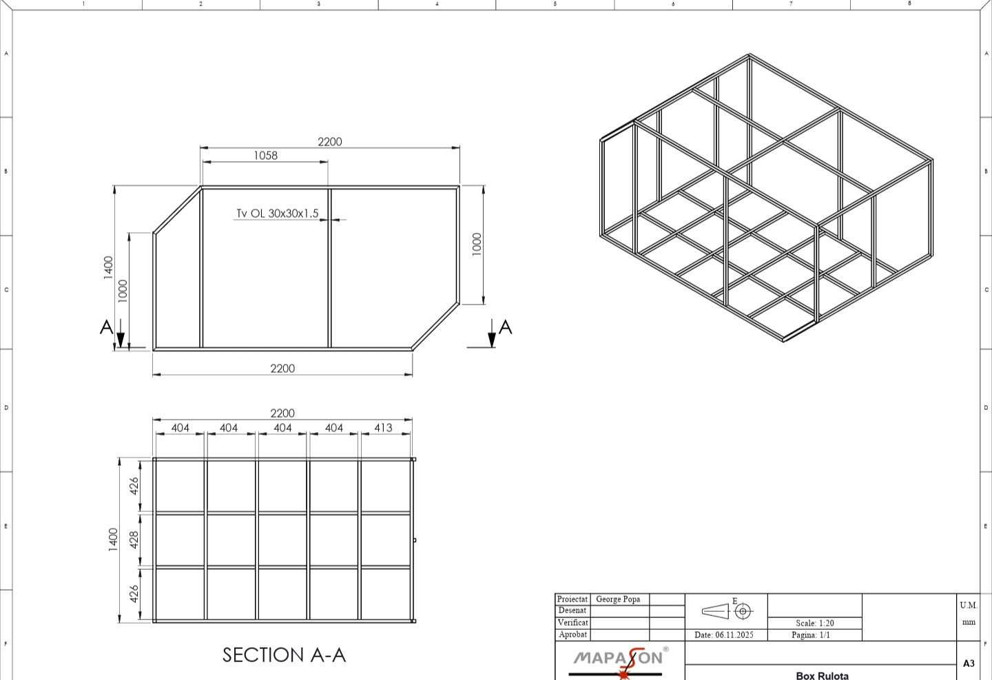 Mini Rulota Petalouda