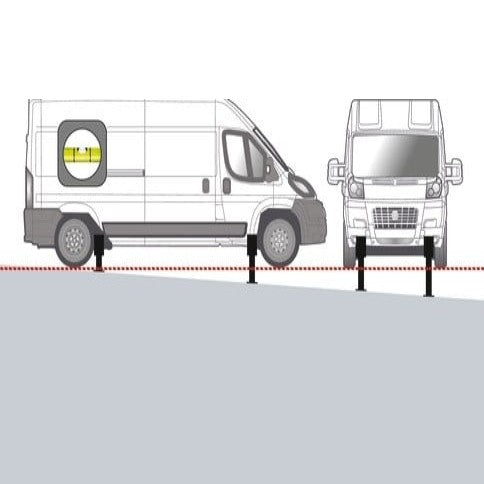 Sistem de nivelare automat pentru autorulote AUTOLIFT Carbest, 5T