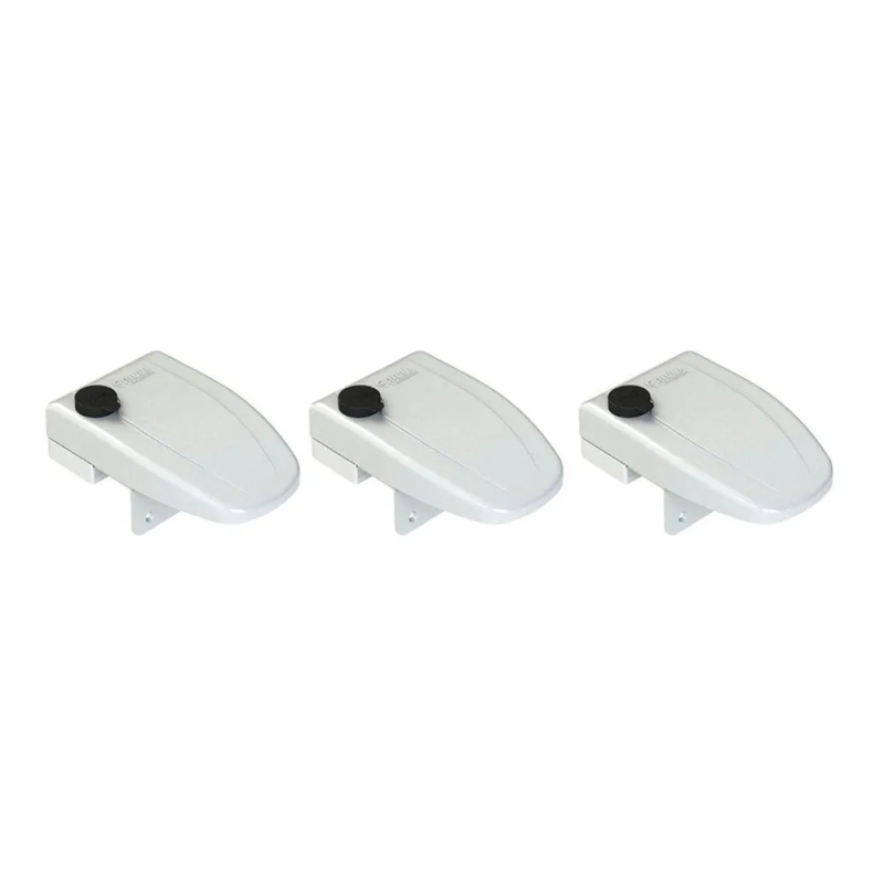 Set 3 blocatoare exterior antifurt pentru usa rulota, alb, Fiamma