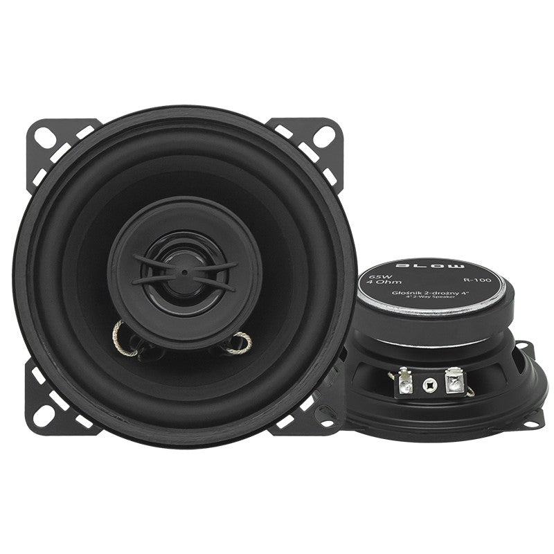 Set difuzoare auto, 2 cai, 4”, 65W, Blow R-100