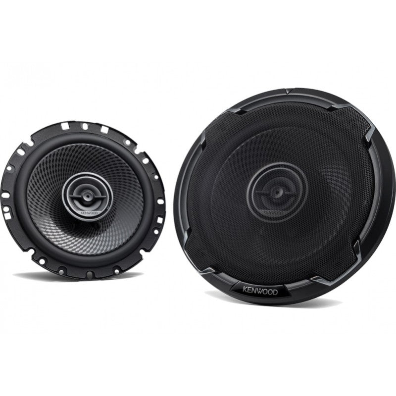 Set difuzoare auto coaxiale, 3 cai, 17cm, 80W RMS, Kenwood KFC-PS1795