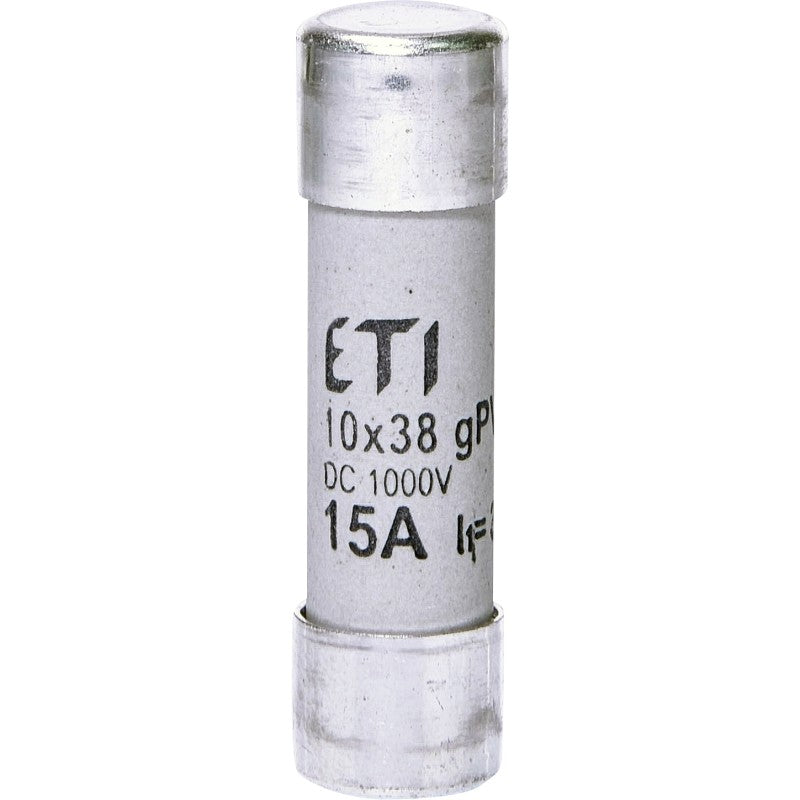 Siguranta 15A/1000V DC, 10x38mm, gPV, ETI