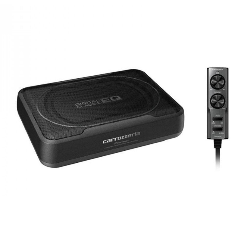 Subwoofer auto activ cu amplificator clasa D incorporat, 50W RMS, Pioneer TS-WX140DA