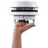 Ventilator pentru rulote si autorulote, 12V, Ø16cm, alb, MaxxFan Dome