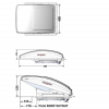 Ventilator, trapa 40x40, functionare pe ploaie, telecomanda, capac transparent, Airxcel Maxxfan Deluxe
